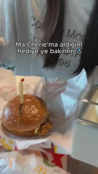 Dönerek Açılan Sürpriz Mumlu Yüzük Kutusu